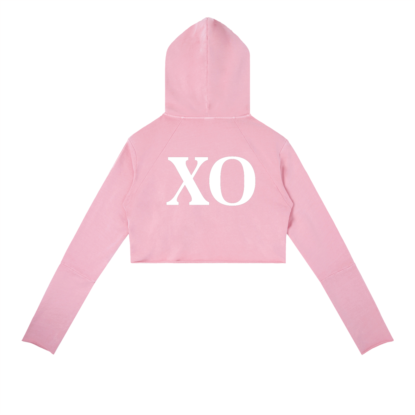 Vintage Washed Raw Edge Hoodie