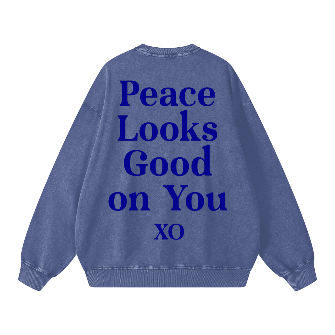 Snow Washed Oversized Sweatshirt