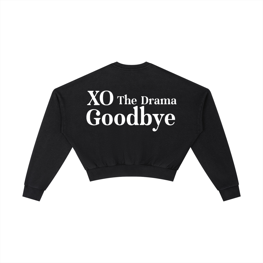 Vintage Washed Cropped Sweatshirt