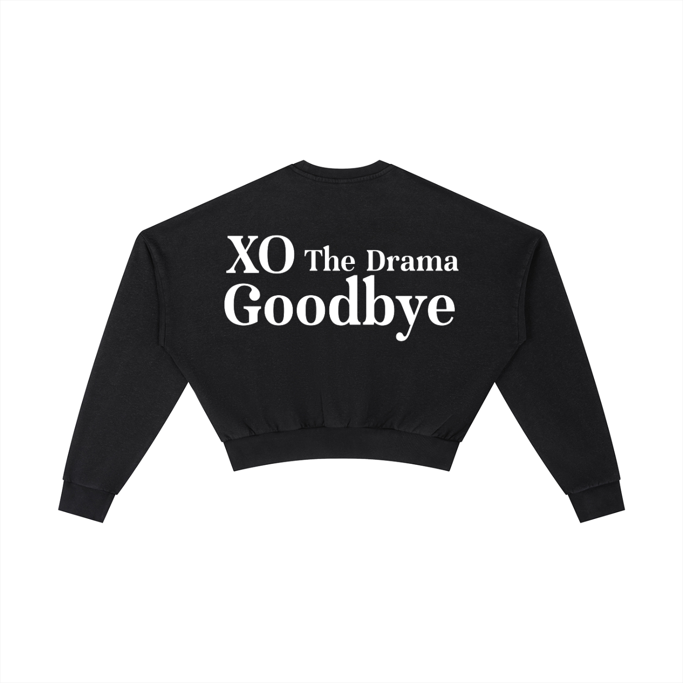 Vintage Washed Cropped Sweatshirt