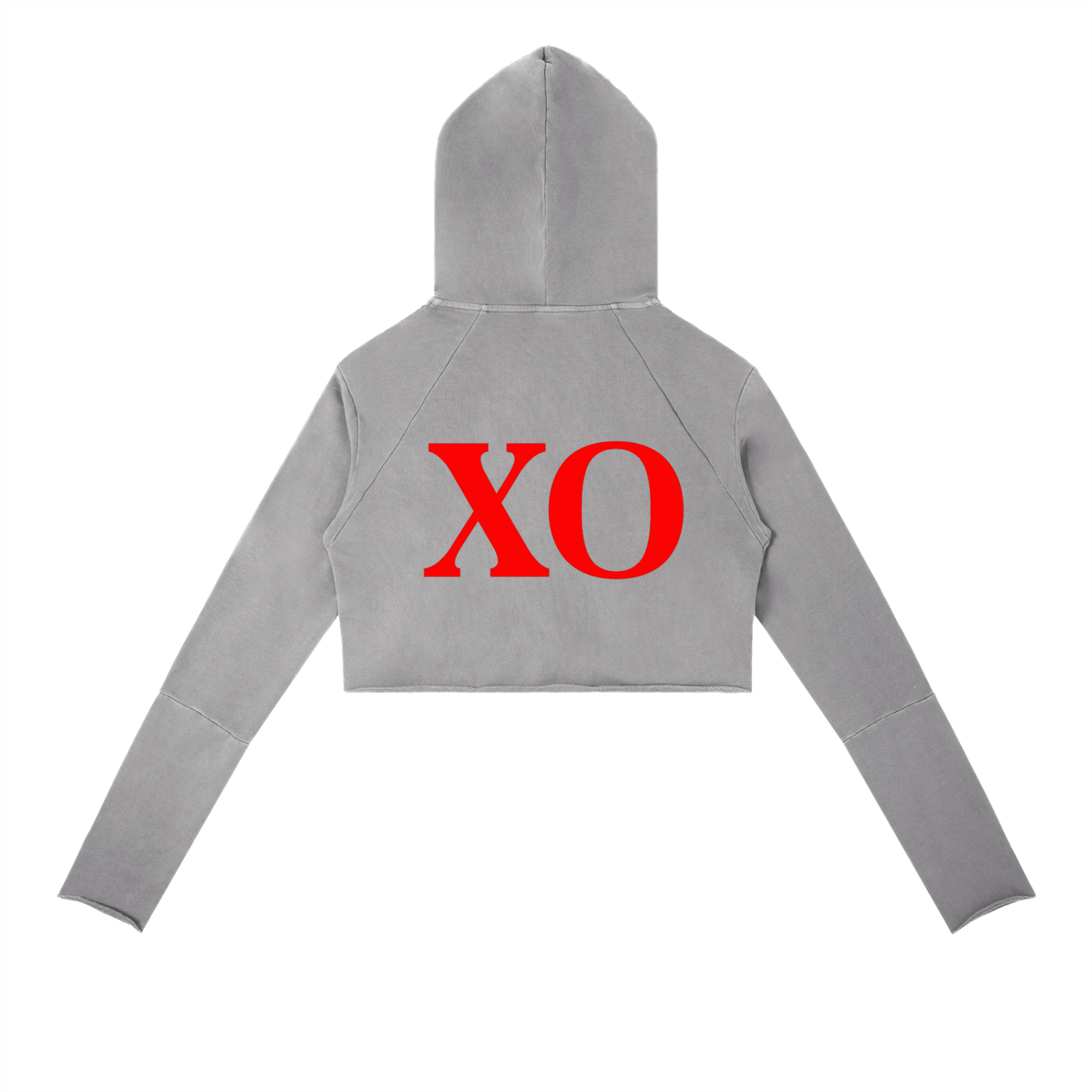 Vintage Washed Raw Edge Hoodie(Red Label Edition)
