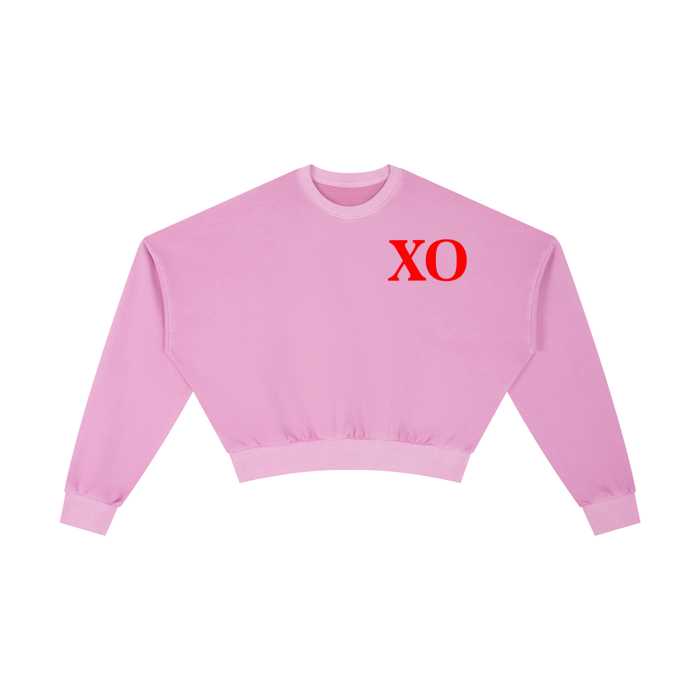 Vintage Washed Cropped Sweatshirt(Red Label Edition)
