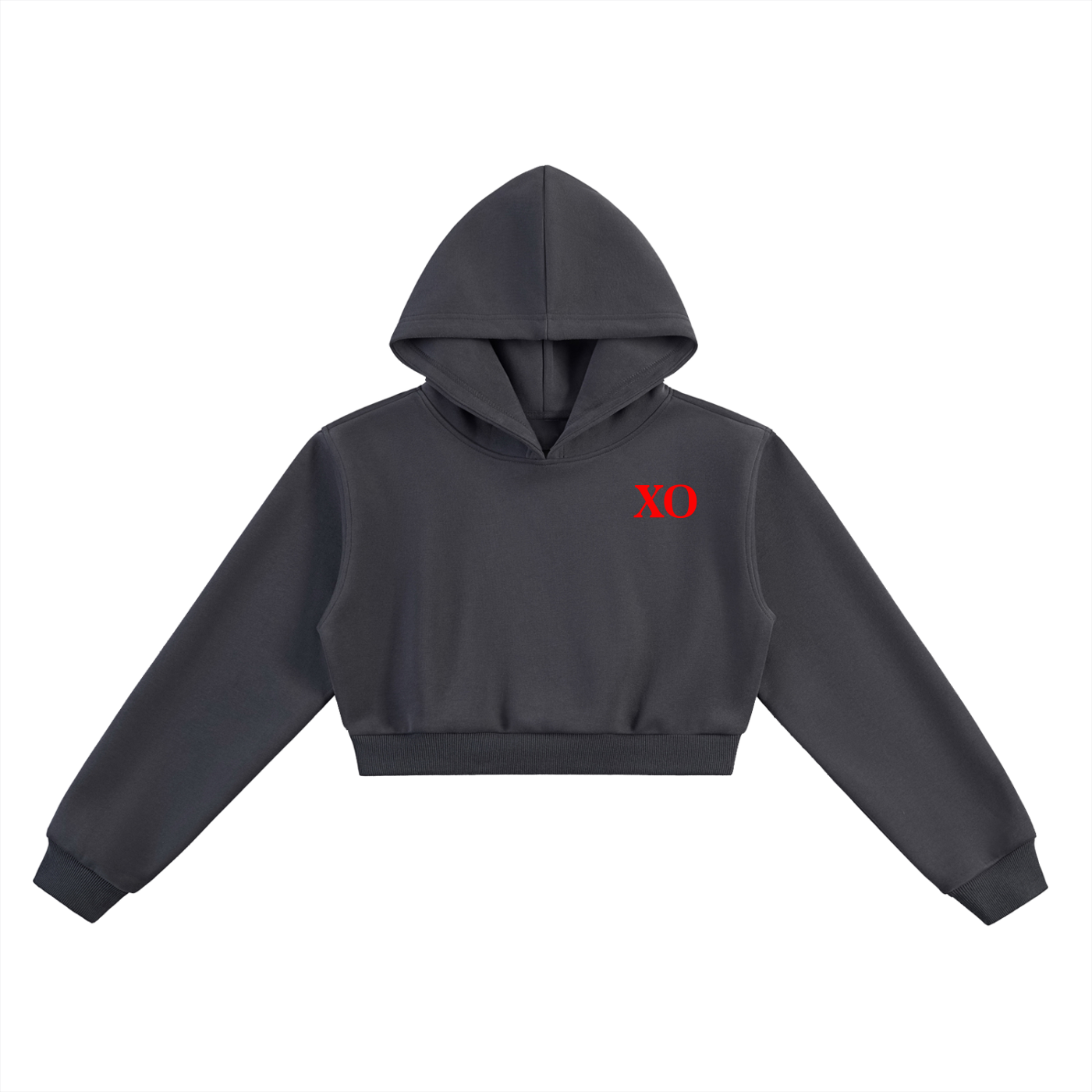 Essential Cropped Hoodie(Red Label Edition)