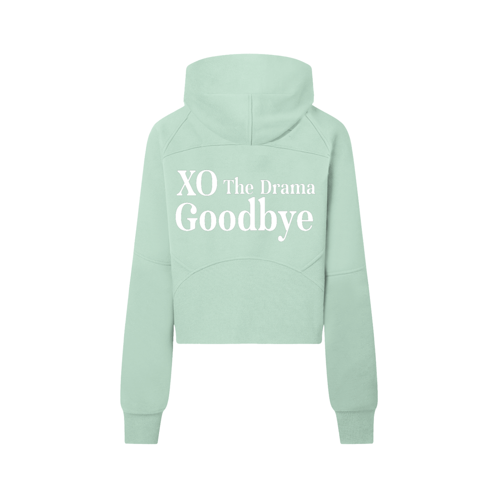 Cropped Half-Zip Hoodie