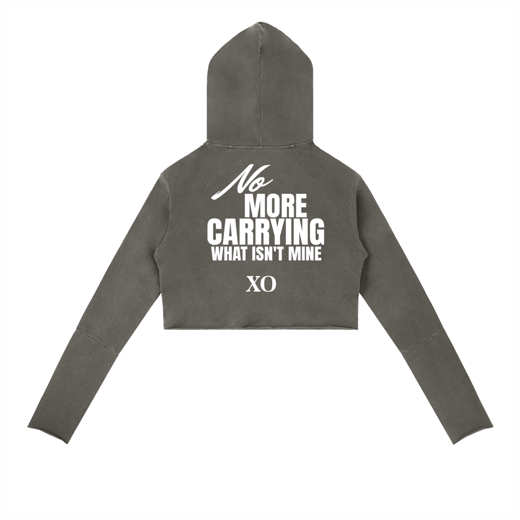 Vintage Washed Raw Edge Hoodie