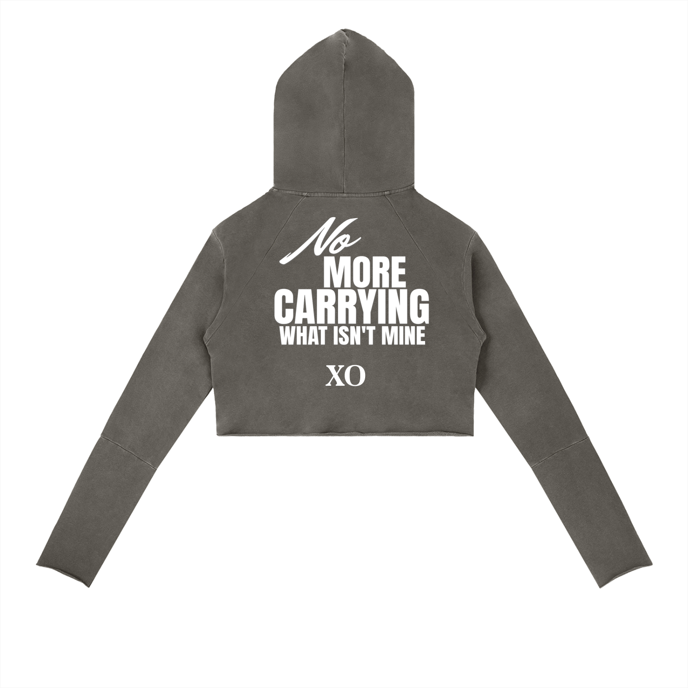 Vintage Washed Raw Edge Hoodie