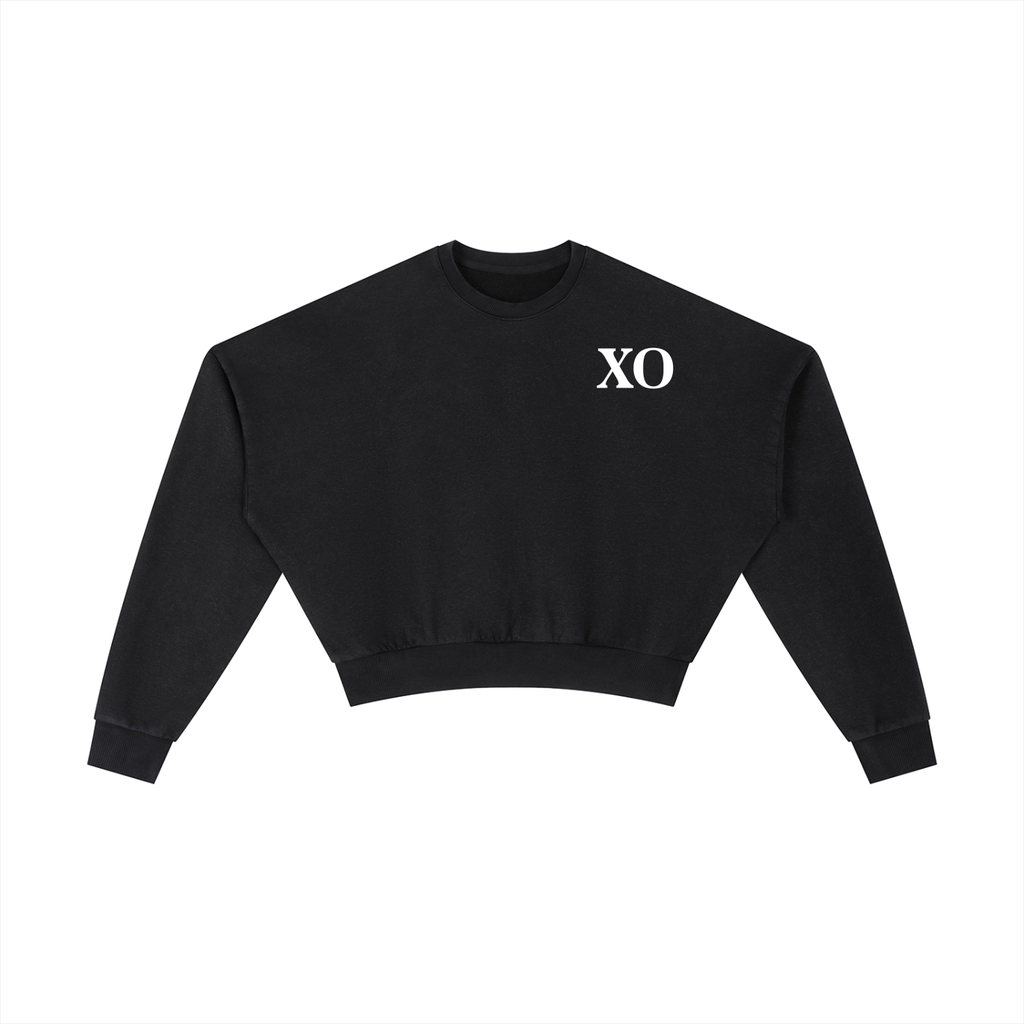 Vintage Washed Cropped Sweatshirt