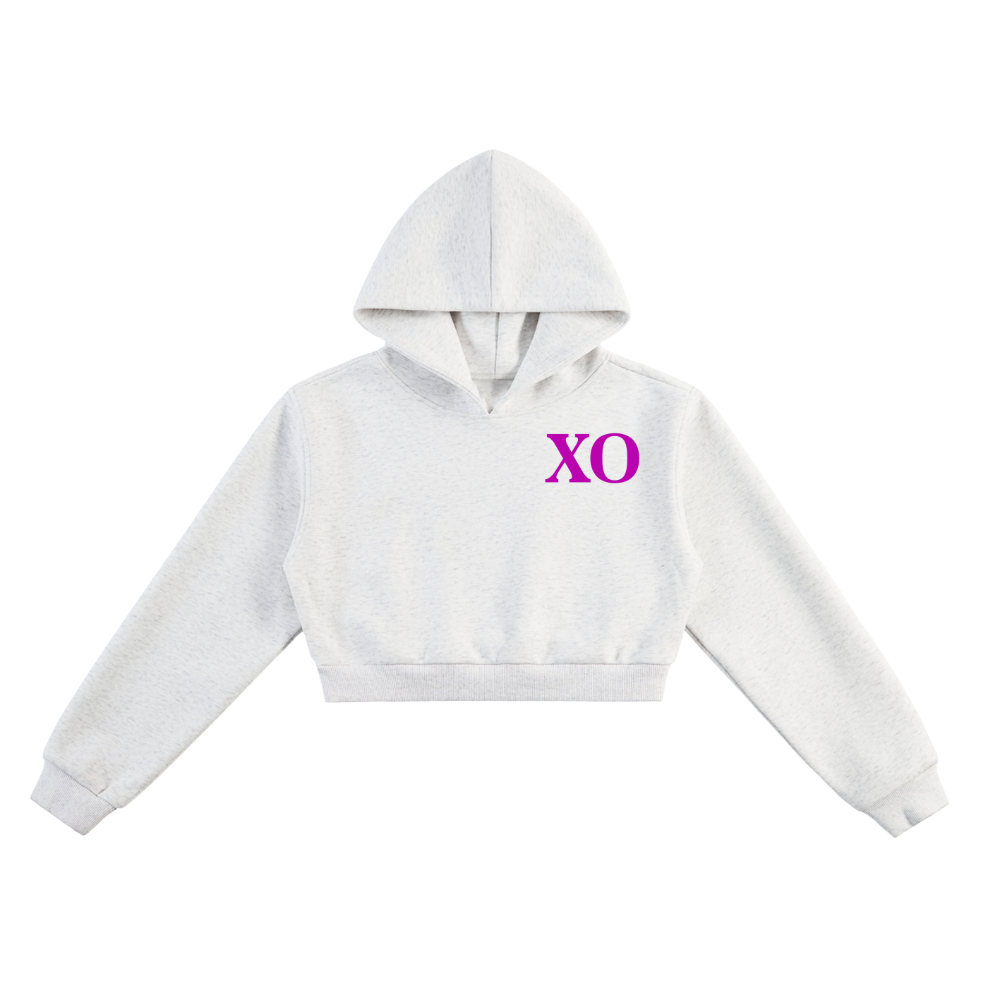 Essential Cropped Hoodie Soft Goodbye (Pink Label Edition)