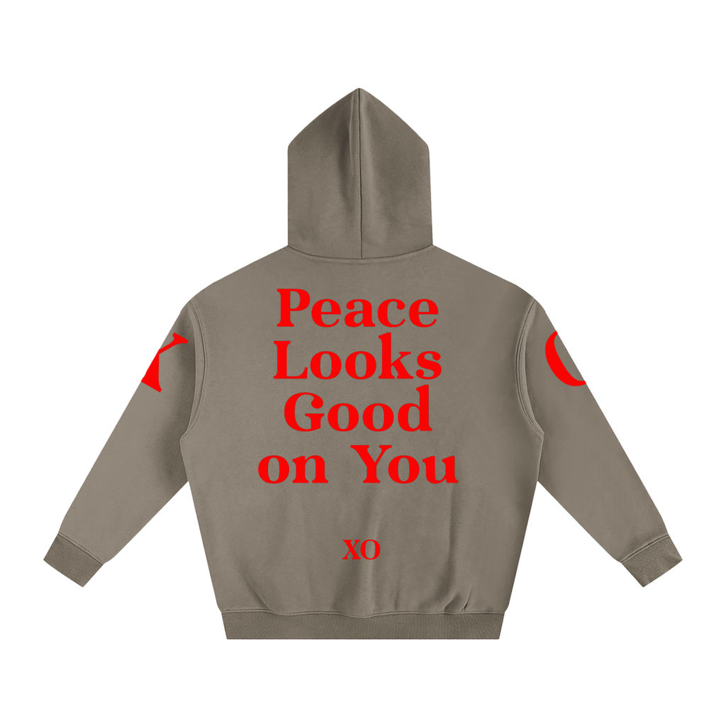 Oversize Fleeced Hoodie(Red Label Edition)