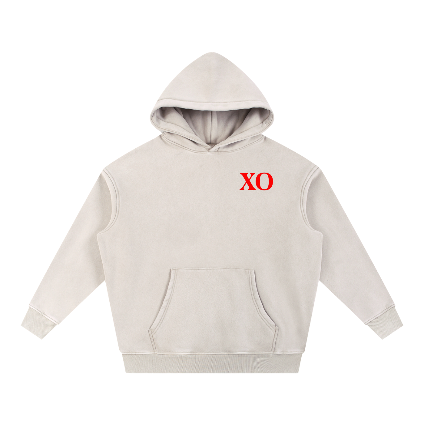 Snow Wash Fleece Oversize Hoodie(Red Label Edition)