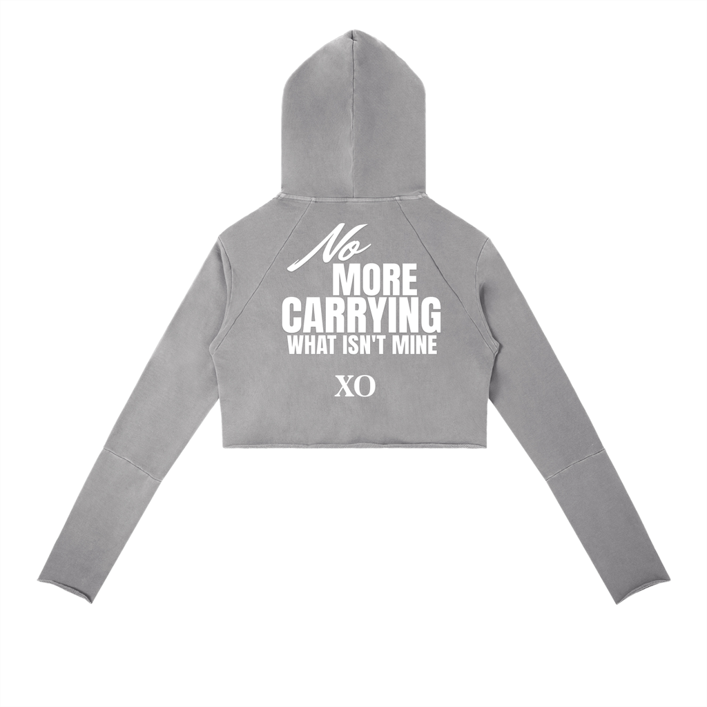 Vintage Washed Raw Edge Hoodie