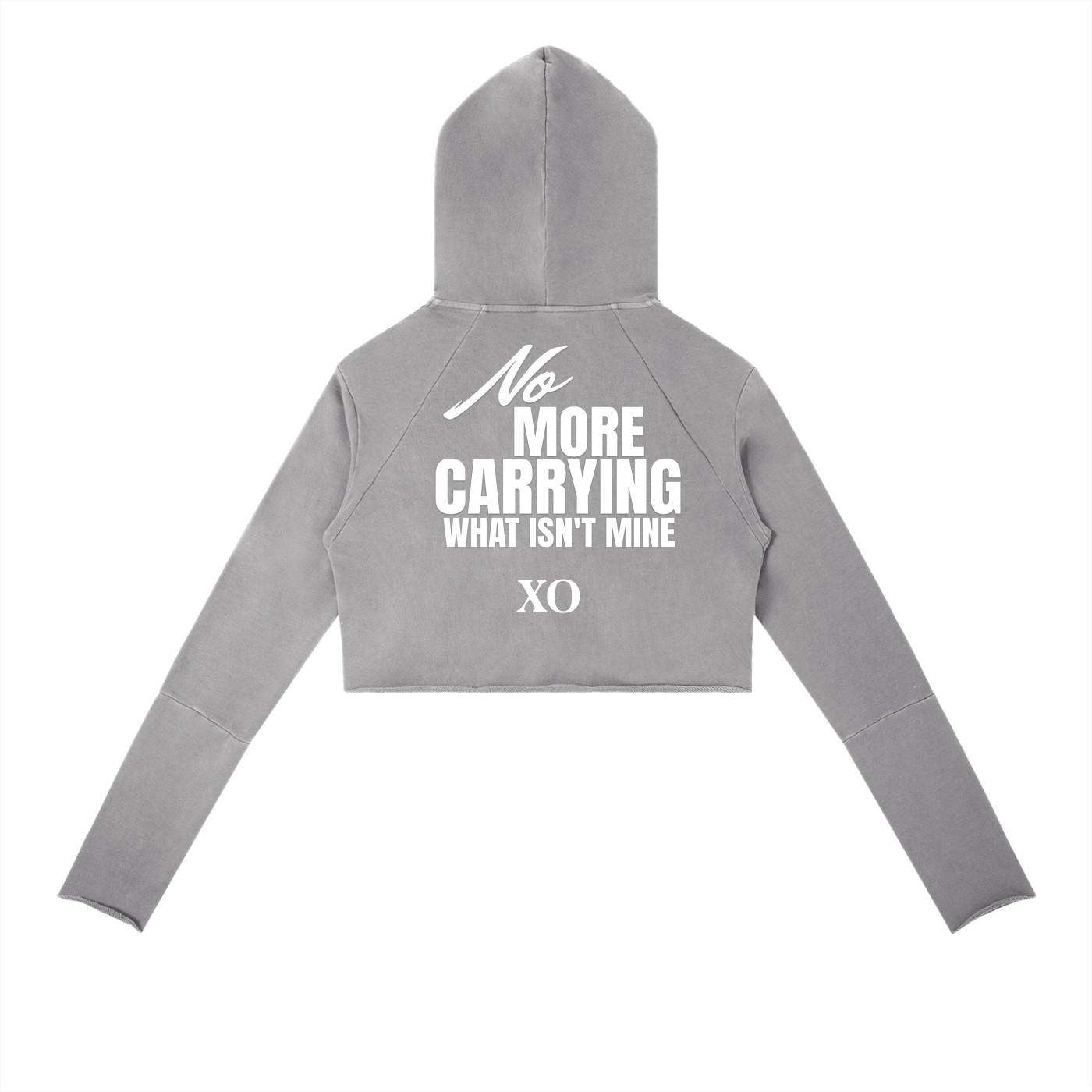 Vintage Washed Raw Edge Hoodie