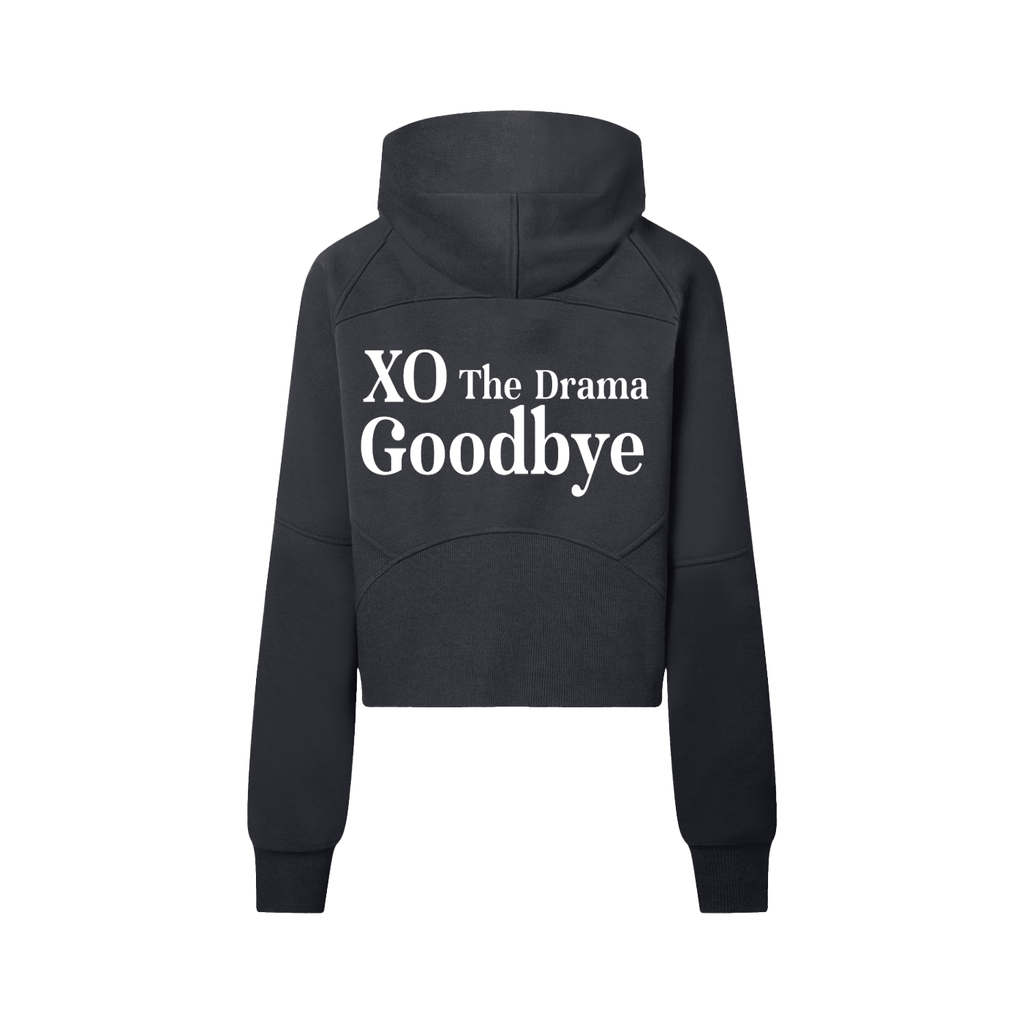 Cropped Half-Zip Hoodie