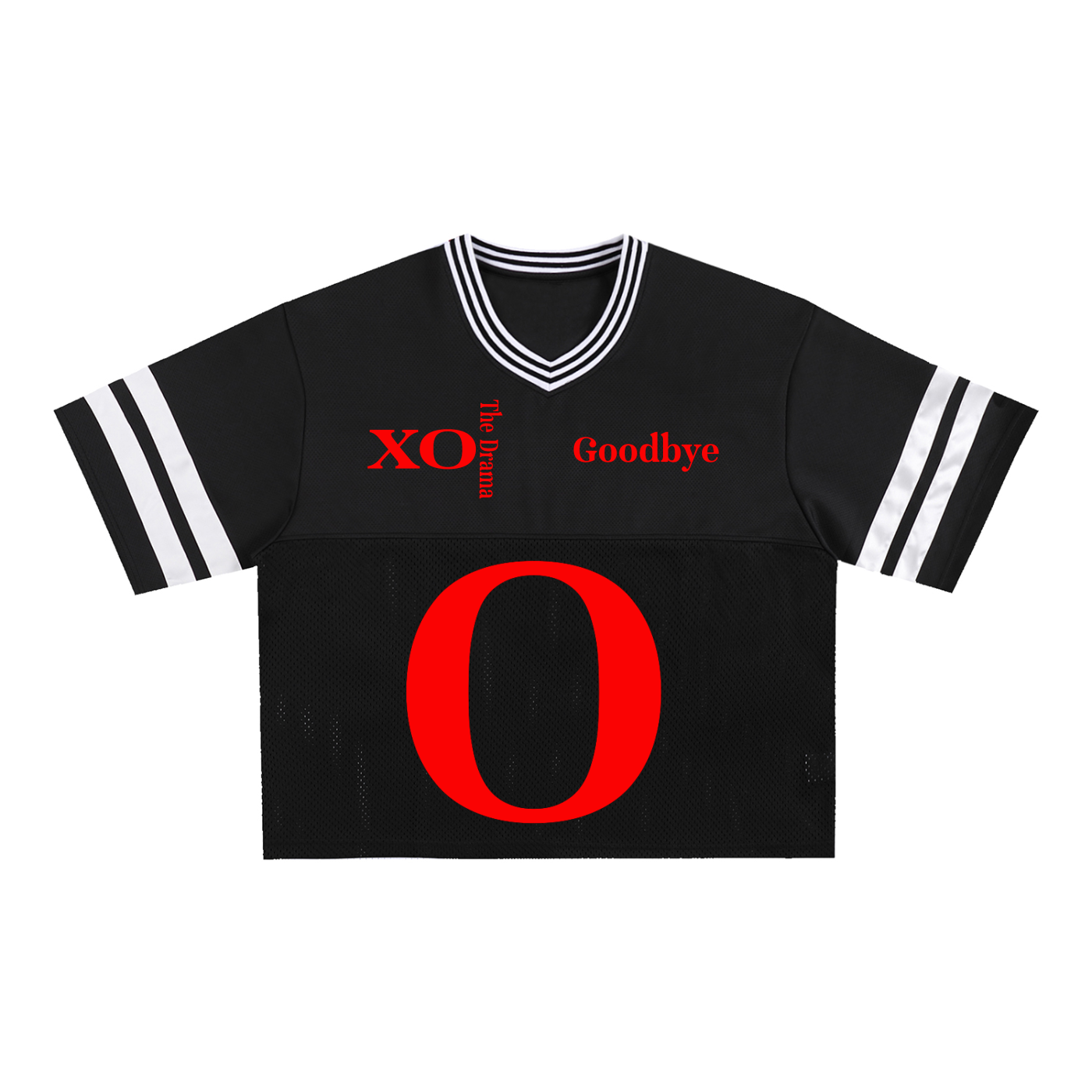 Taped Mesh Boxy T-Shirt