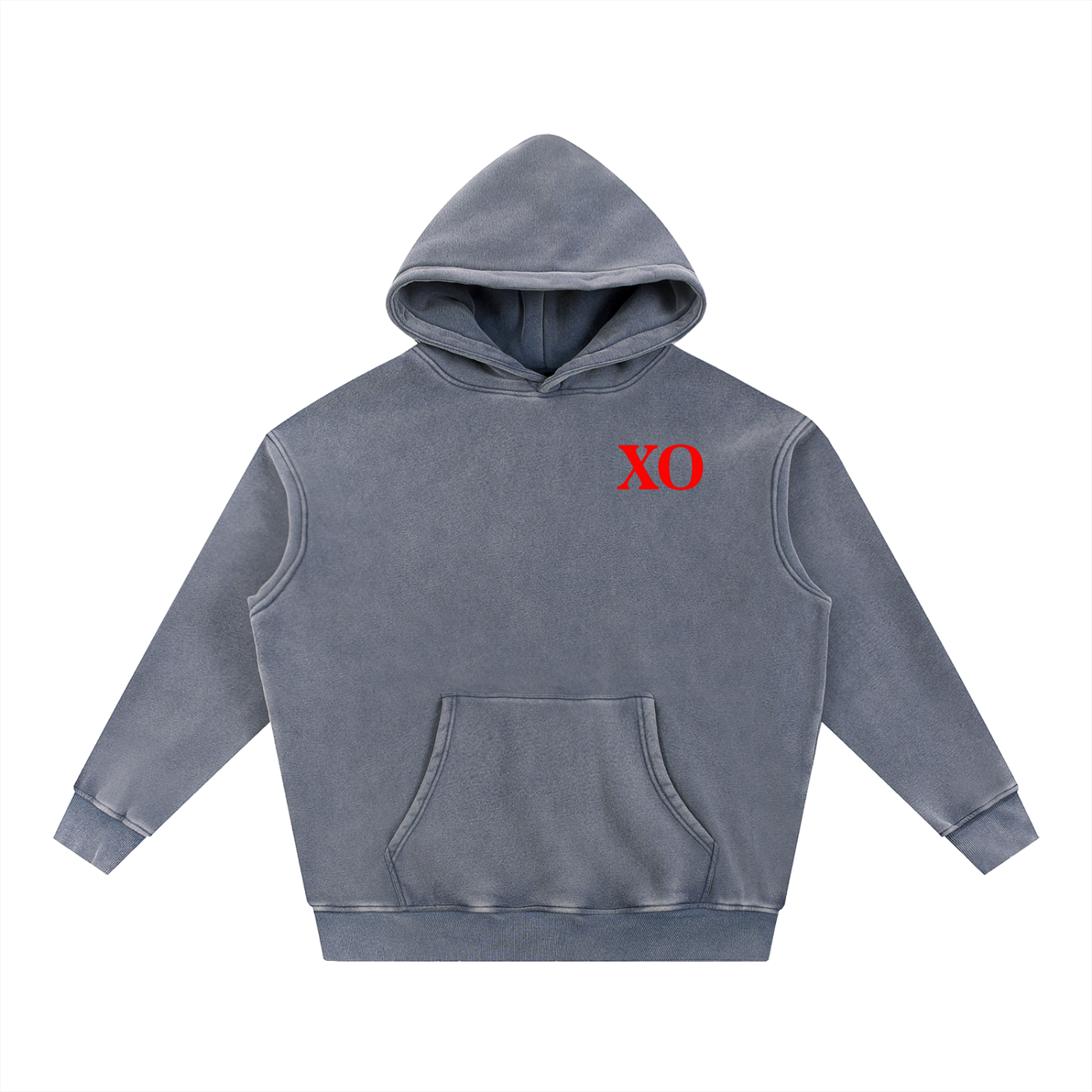 Snow Wash Fleece Oversize Hoodie(Red Label Edition)