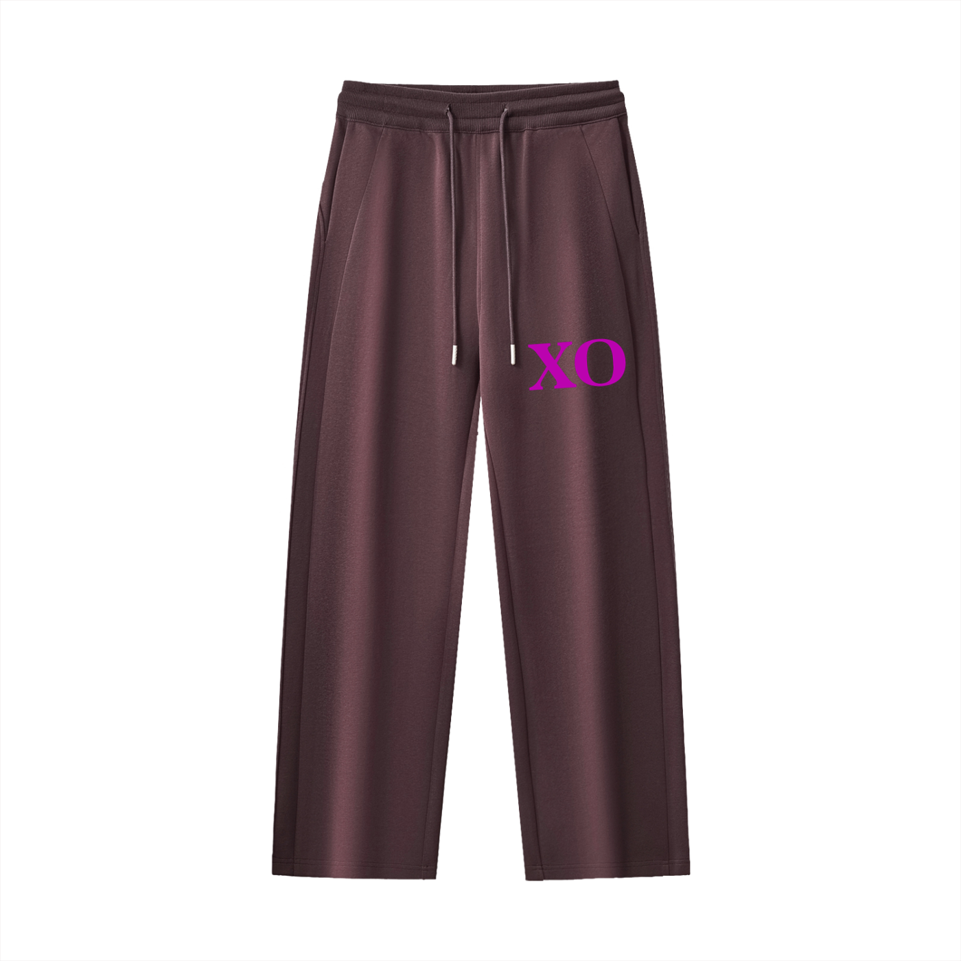 XO Essential Drawstring Straight-Leg Sweatpants(Pink Label Edition)