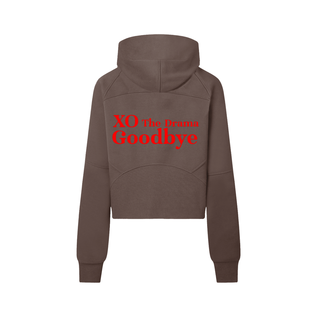 Cropped Half-Zip Hoodie(Red Label Edition)