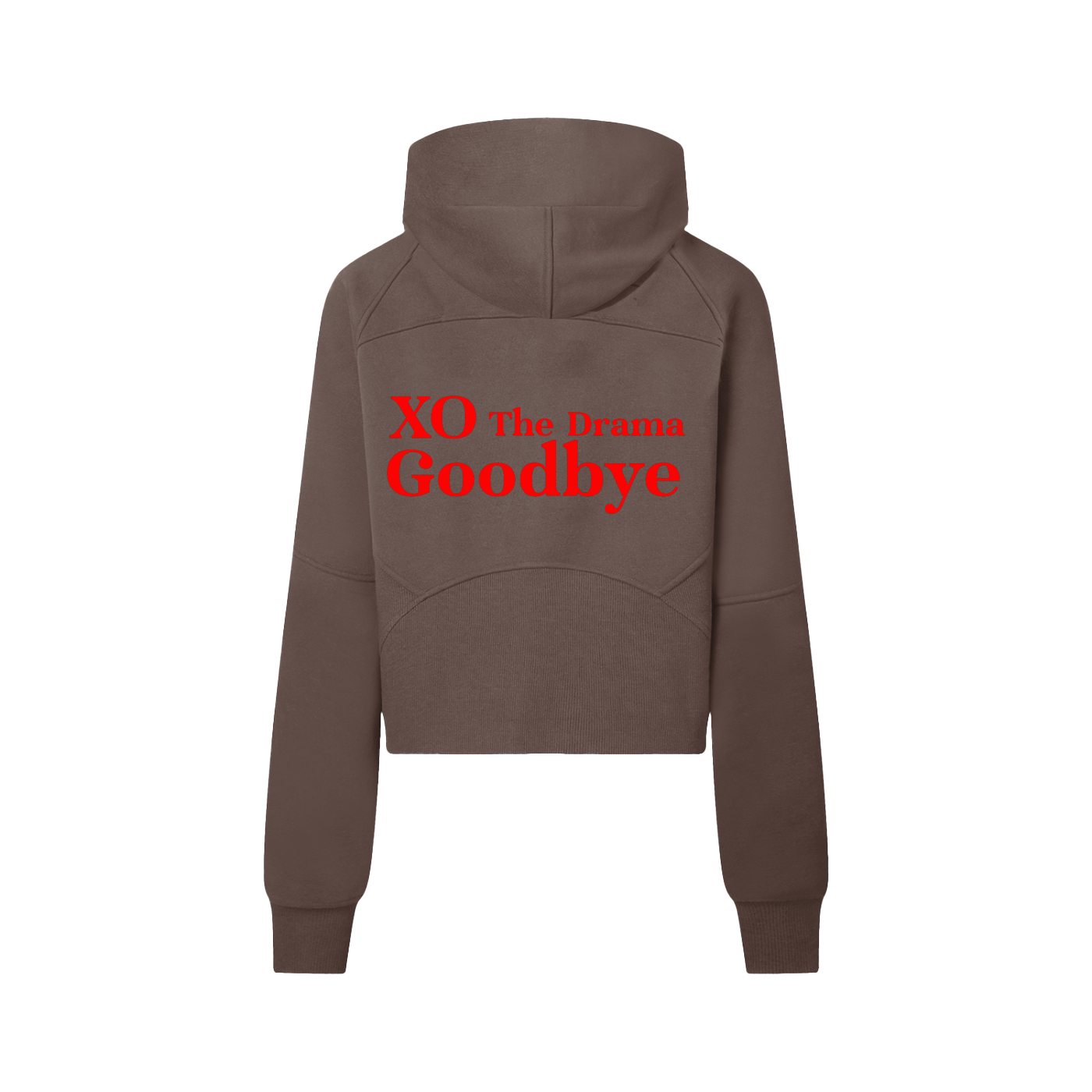 Cropped Half-Zip Hoodie(Red Label Edition)