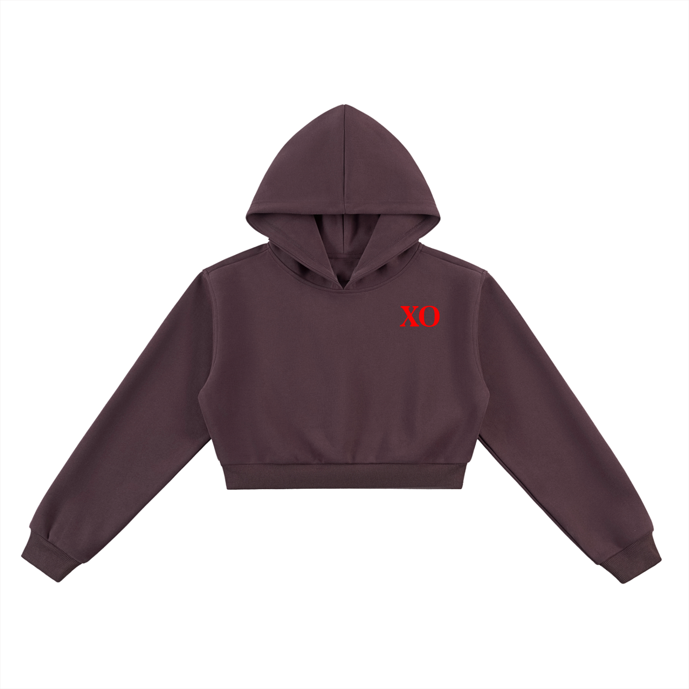 Essential Cropped Hoodie(Red Label Edition)