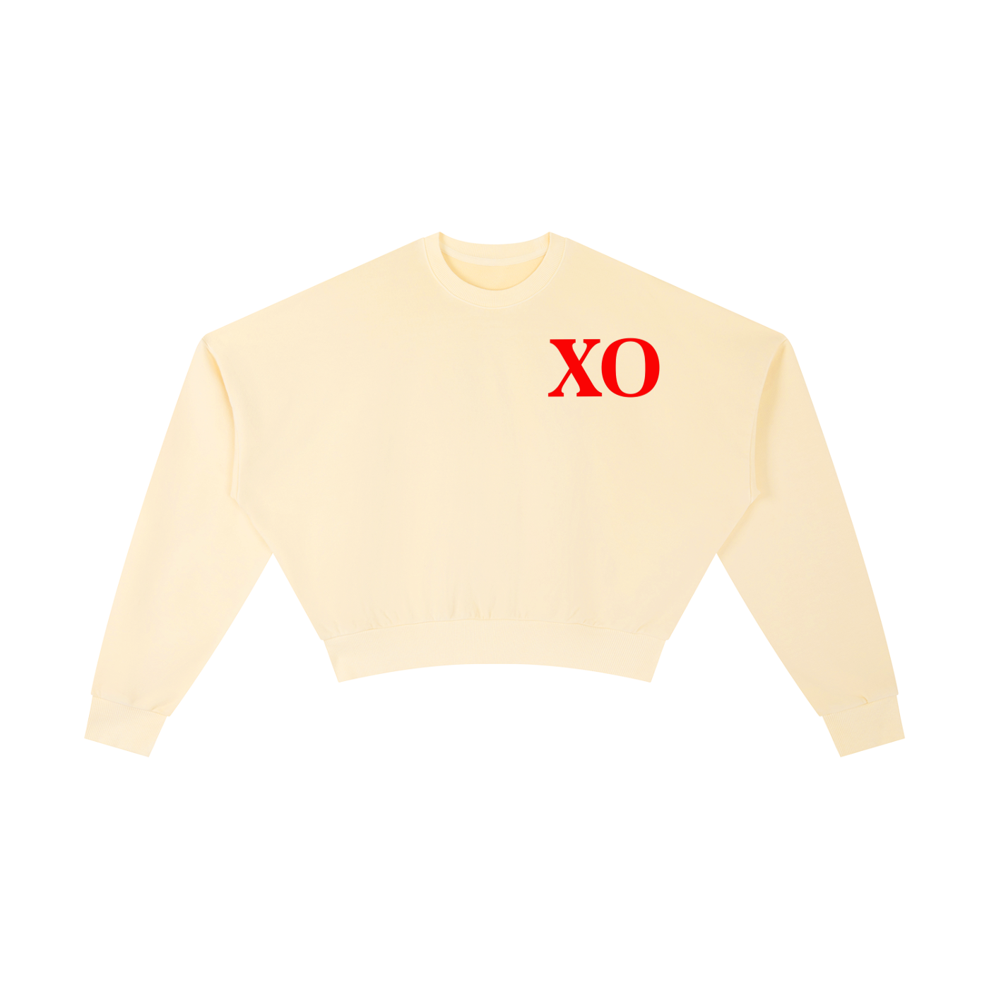 Vintage Washed Cropped Sweatshirt(Red Label Edition)