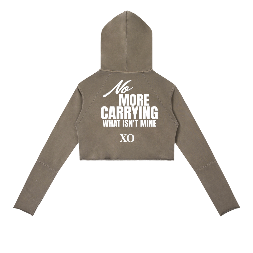 Vintage Washed Raw Edge Hoodie