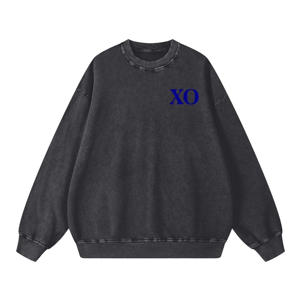 Snow Washed Oversized Sweatshirt