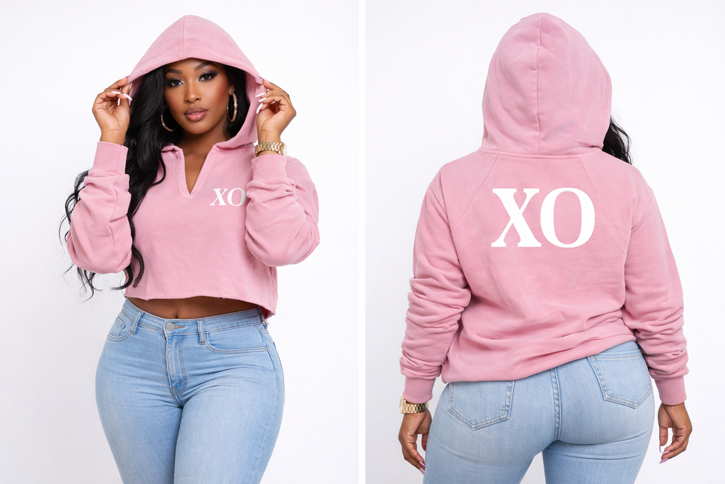 Vintage Washed Raw Edge Hoodie