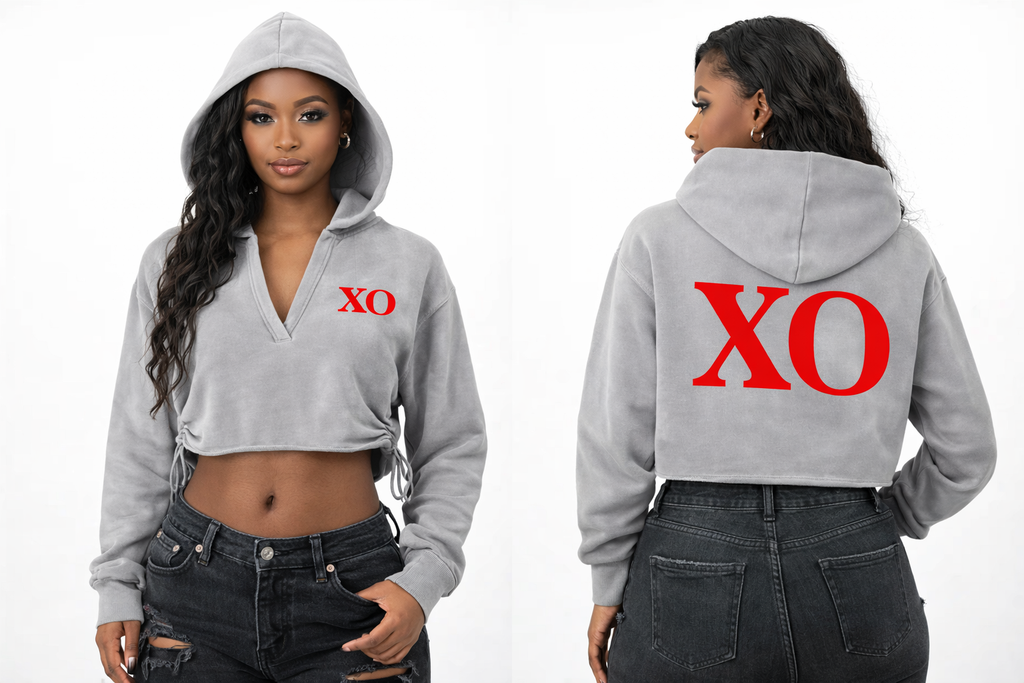 Vintage Washed Raw Edge Hoodie(Red Label Edition)