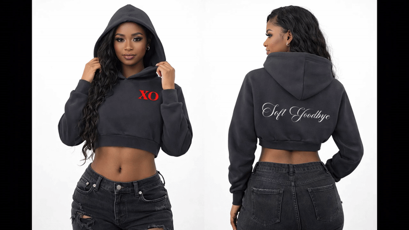 Essential Cropped Hoodie(Red Label Edition)