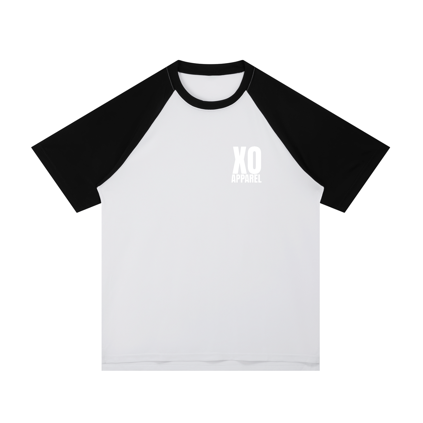 Contrast Raglan Sleeve Mesh T-Shirt