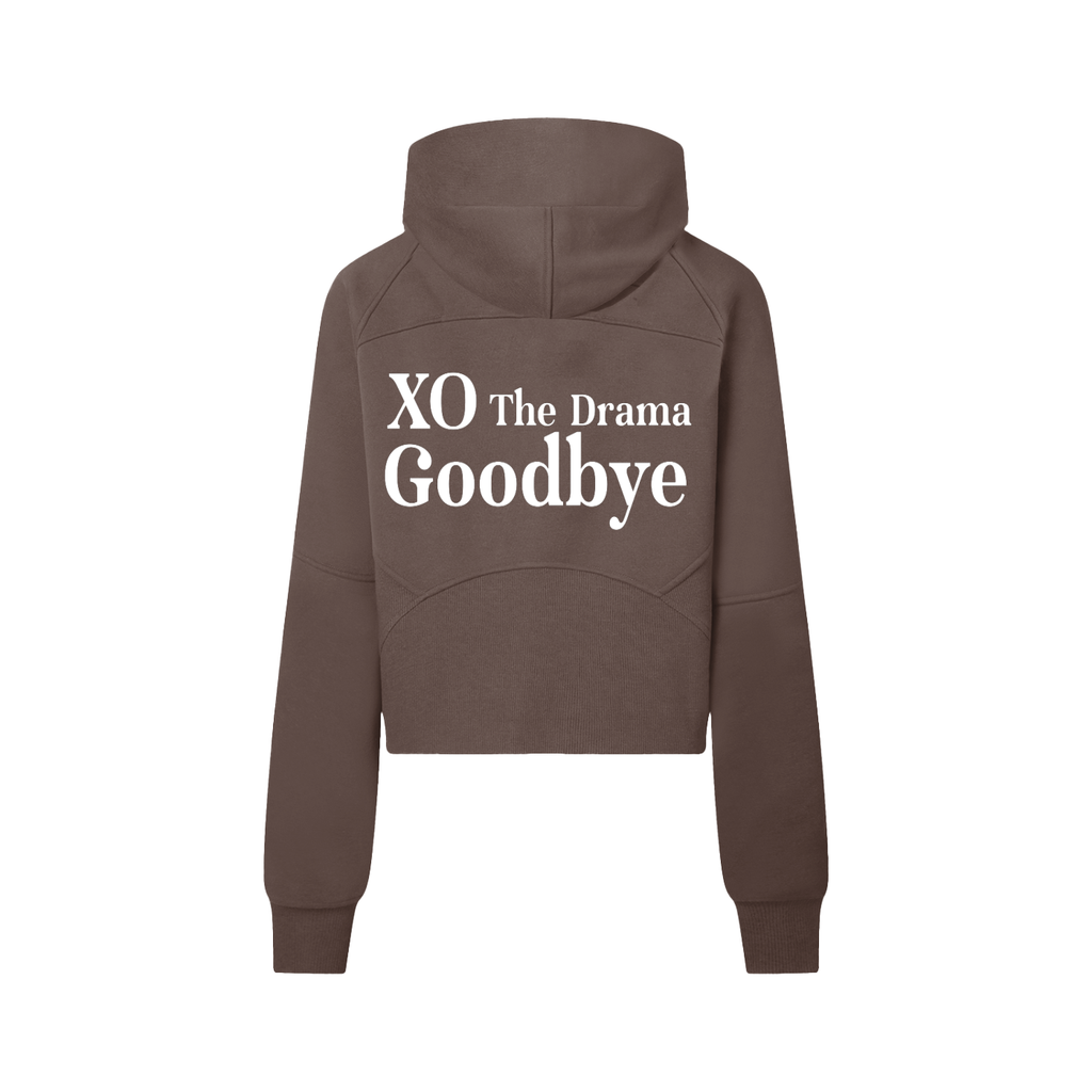 Cropped Half-Zip Hoodie