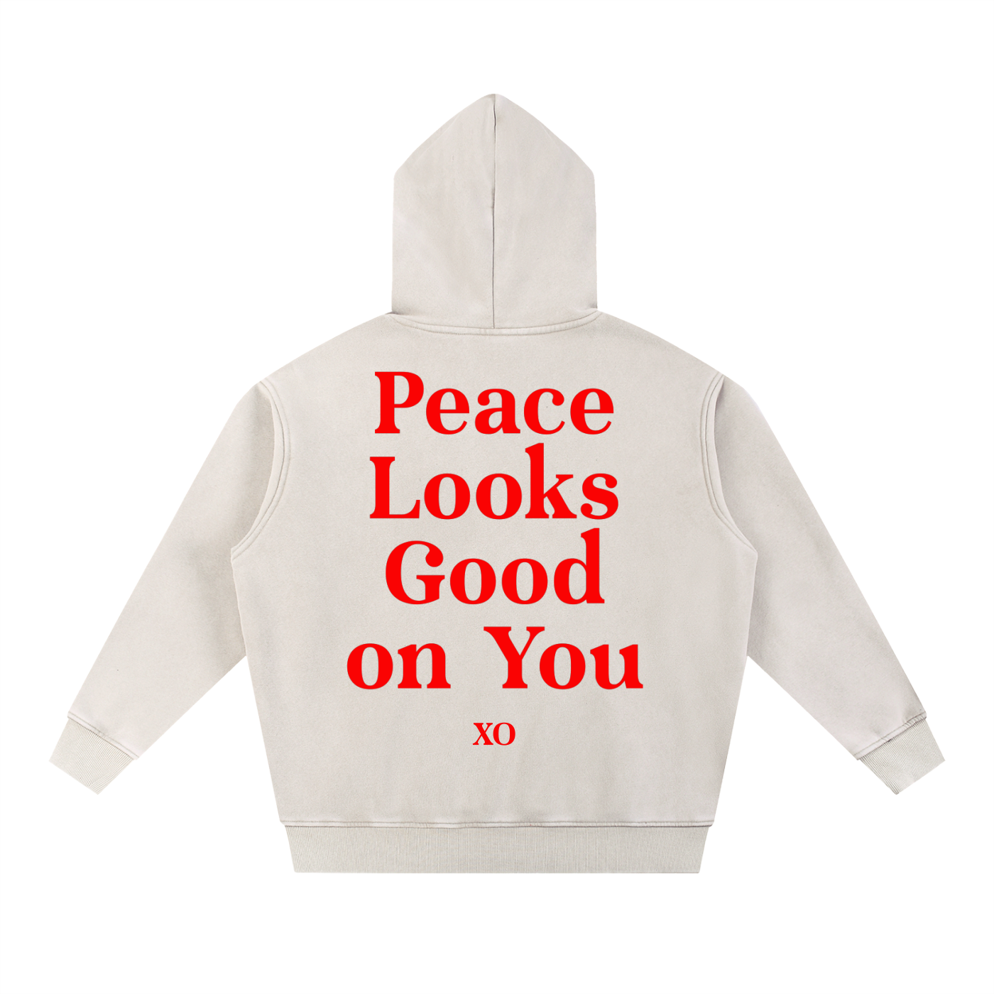 Snow Wash Fleece Oversize Hoodie(Red Label Edition)