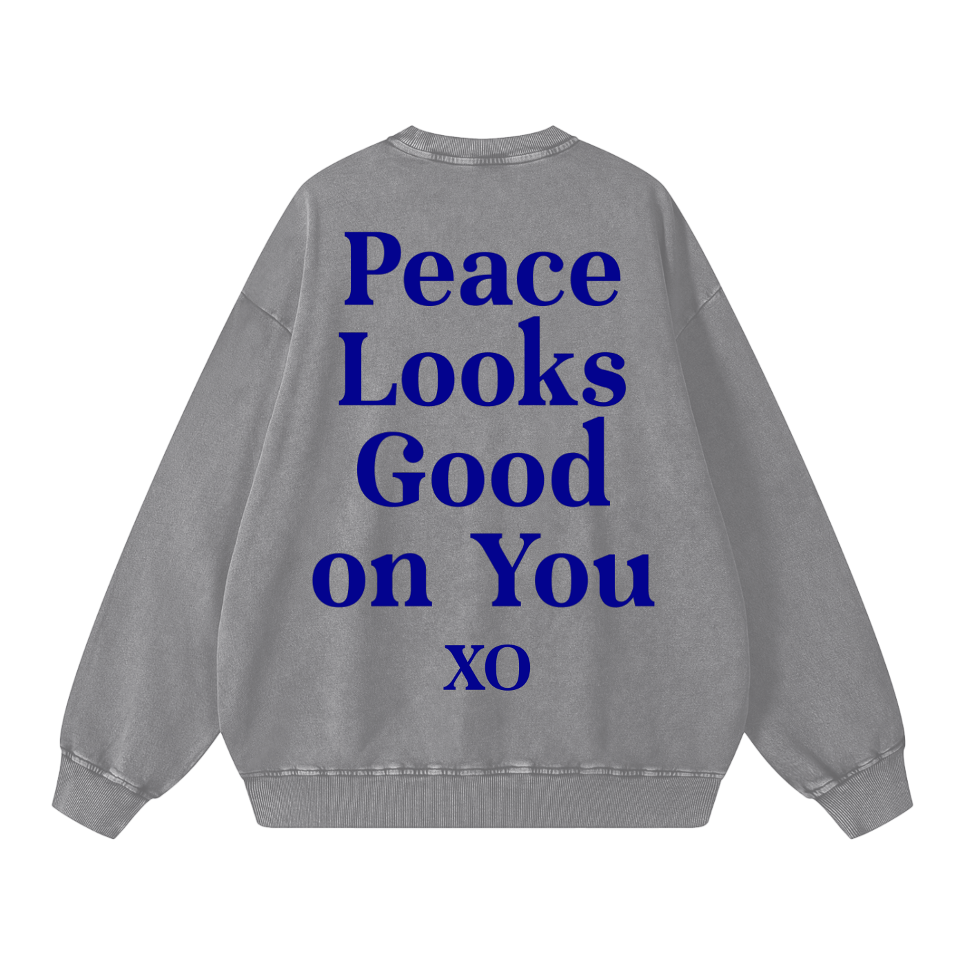 Snow Washed Oversized Sweatshirt