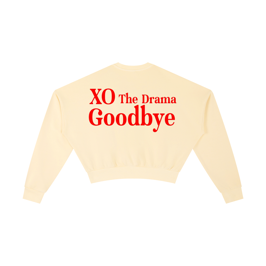 Vintage Washed Cropped Sweatshirt(Red Label Edition)