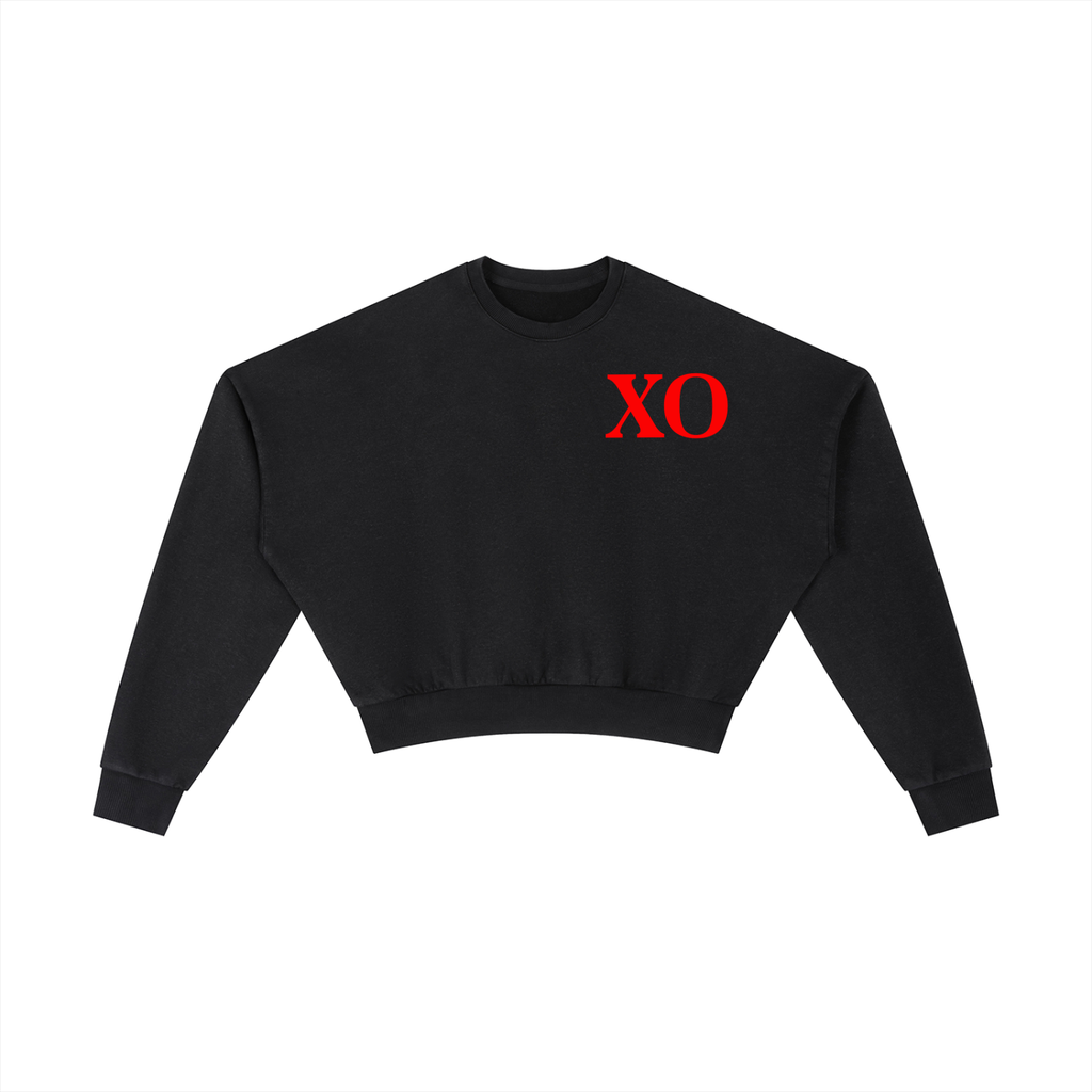Vintage Washed Cropped Sweatshirt(Red Label Edition)
