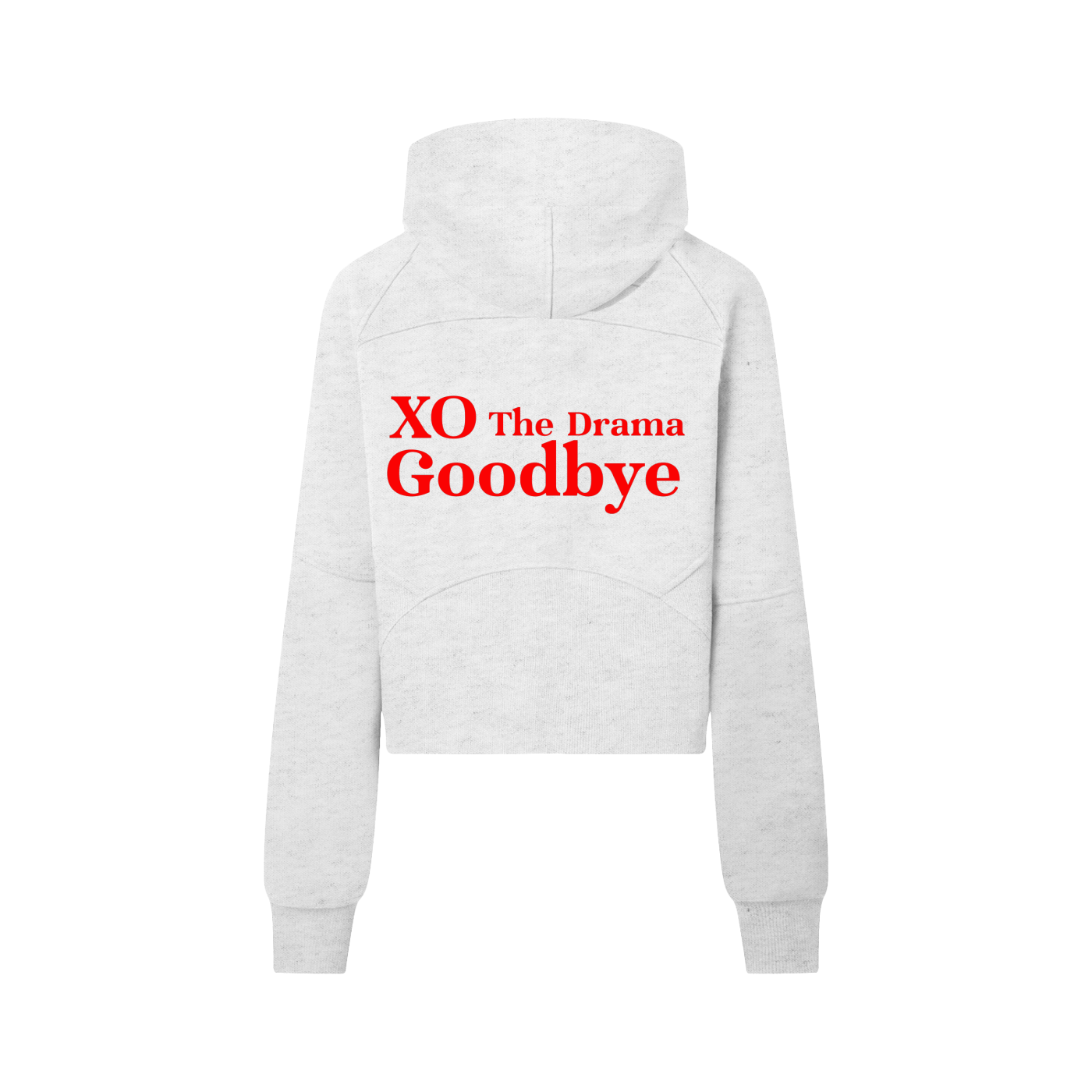 Cropped Half-Zip Hoodie(Red Label Edition)