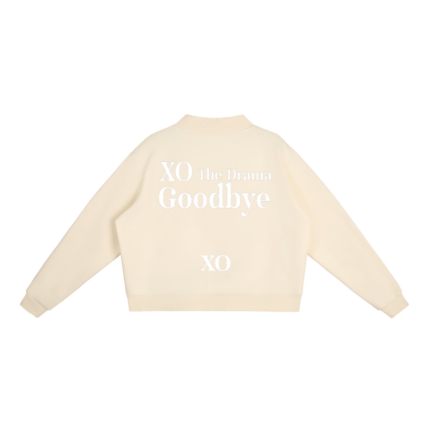 Essential Fleece Mock-Neck Crew Sweatshirt