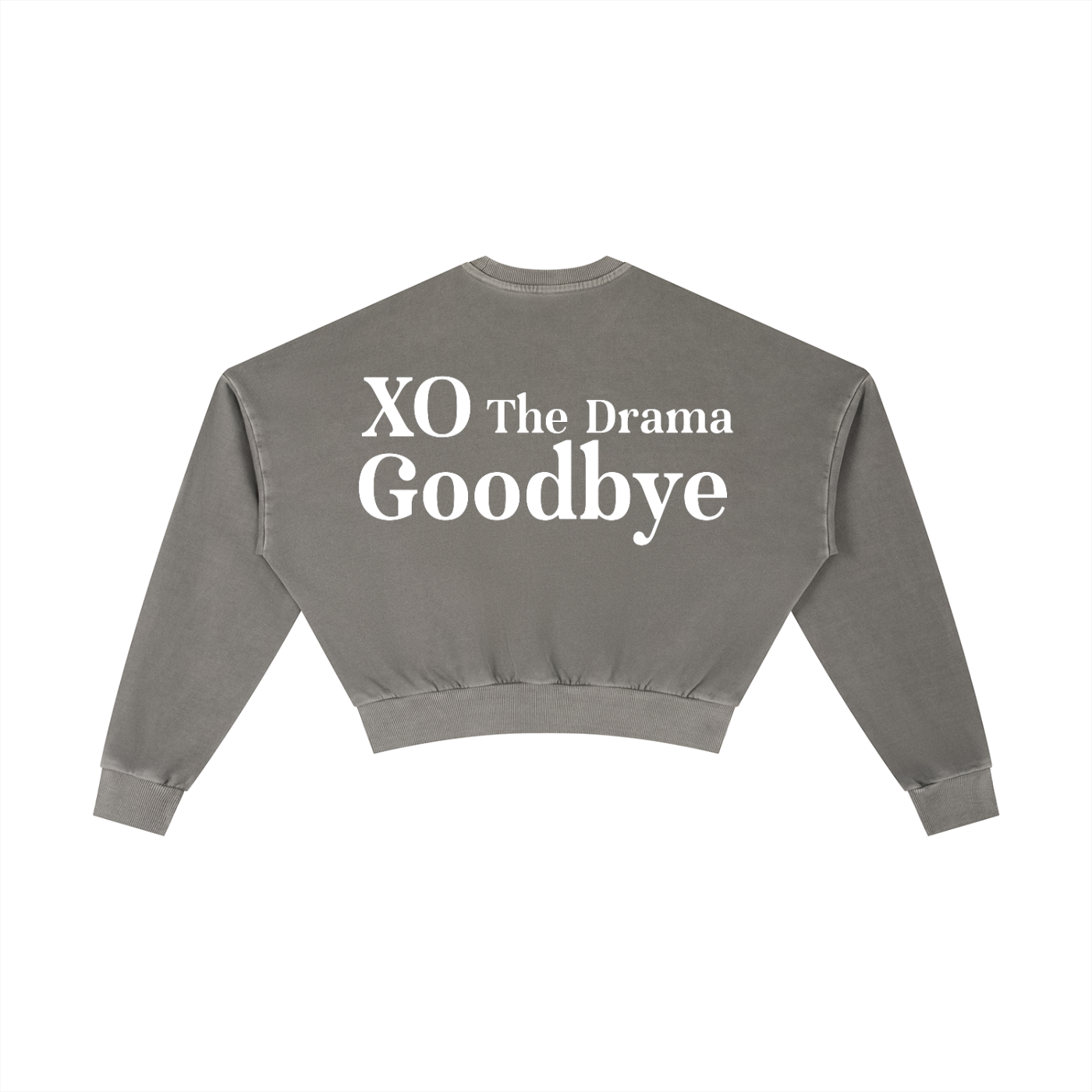 Vintage Washed Cropped Sweatshirt