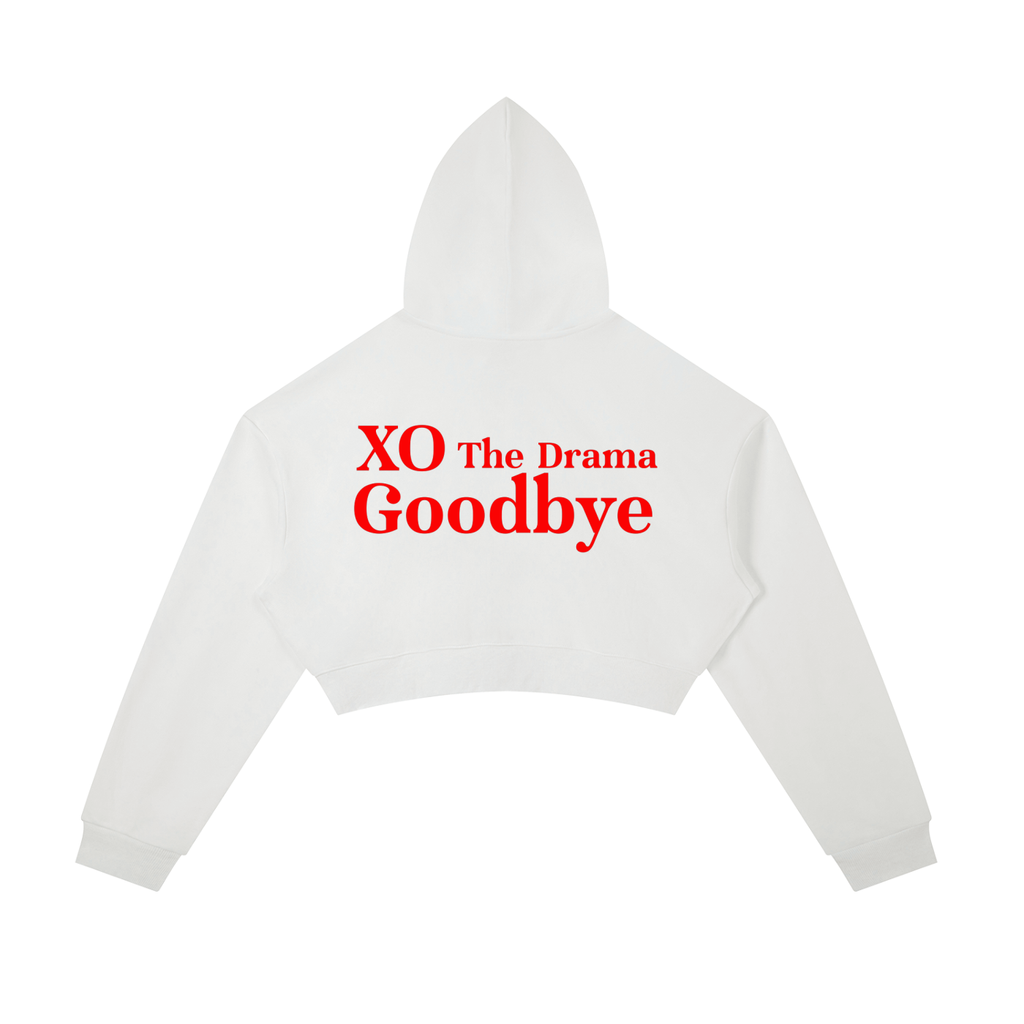 Essential Cropped Zip-Up Hoodie(Red Label Edition)