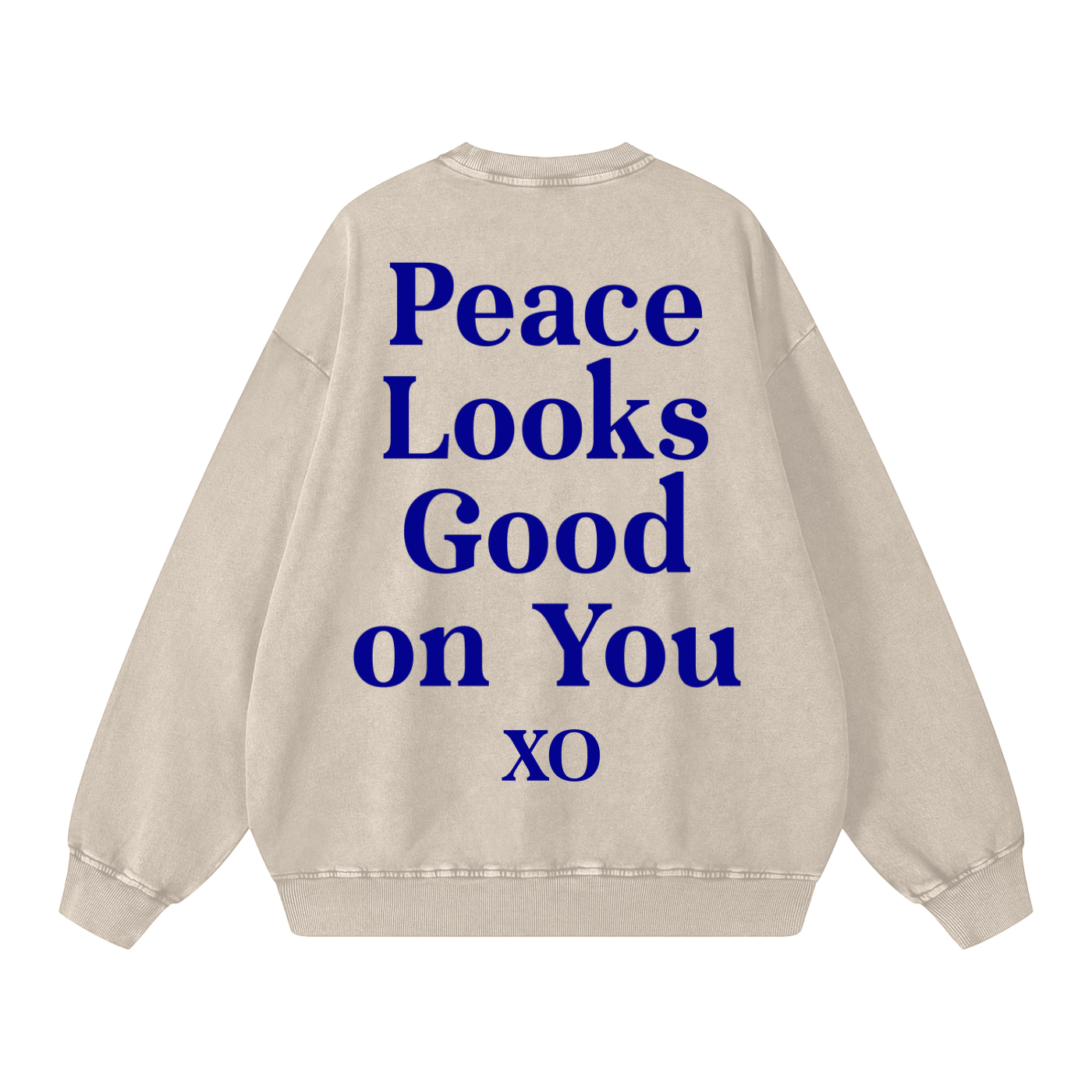 Snow Washed Oversized Sweatshirt