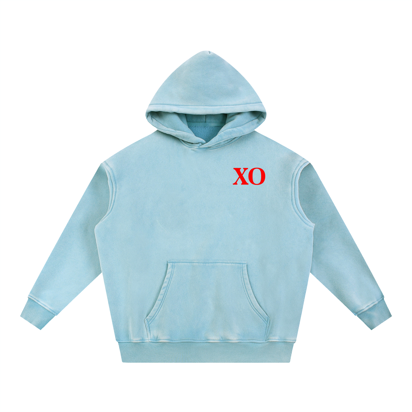 Snow Wash Fleece Oversize Hoodie(Red Label Edition)