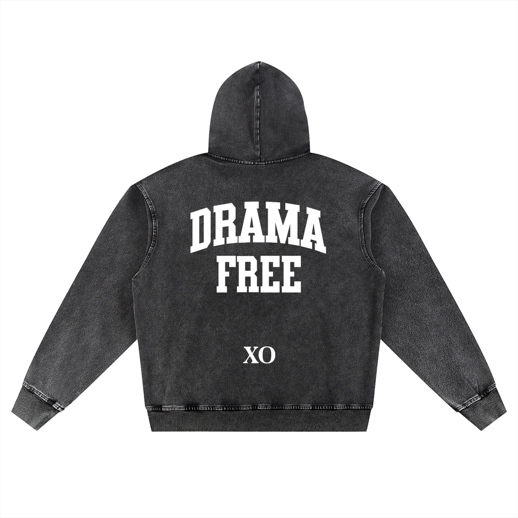 Snow Wash Oversized Hoodie