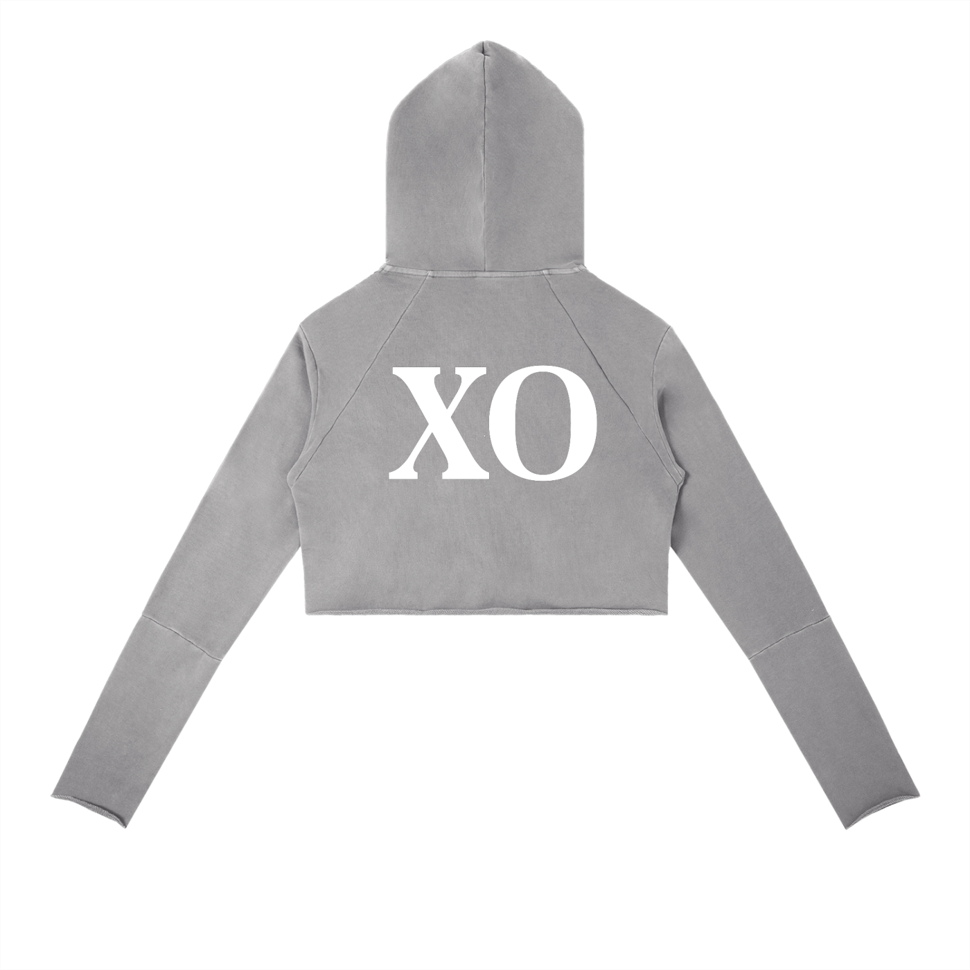 Vintage Washed Raw Edge Hoodie