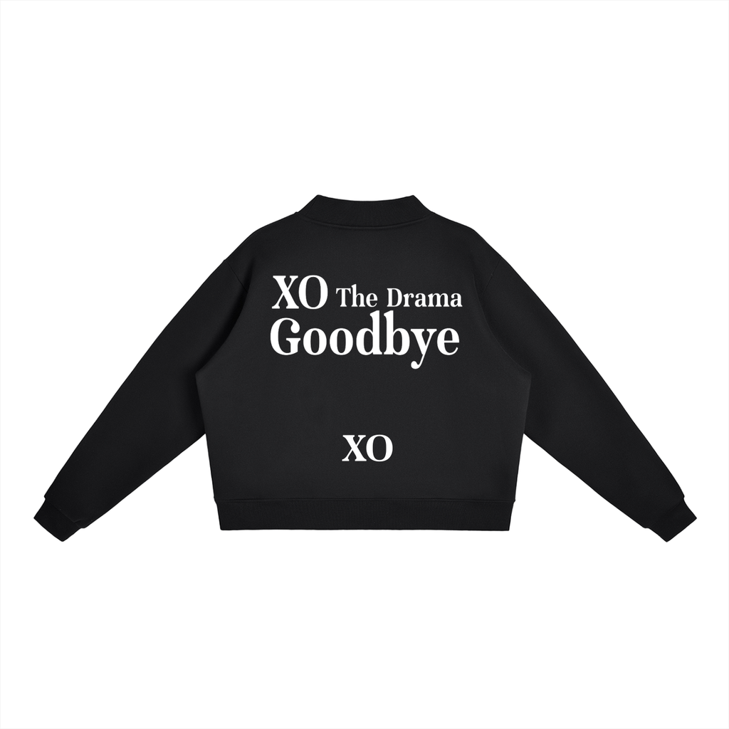 Essential Fleece Mock-Neck Crew Sweatshirt