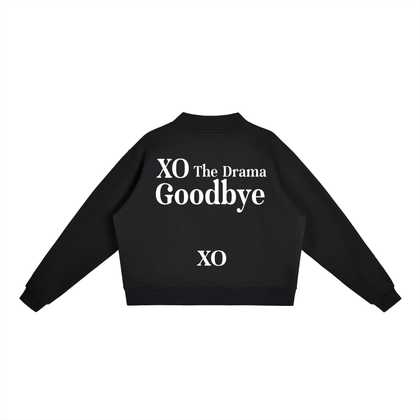 Essential Fleece Mock-Neck Crew Sweatshirt