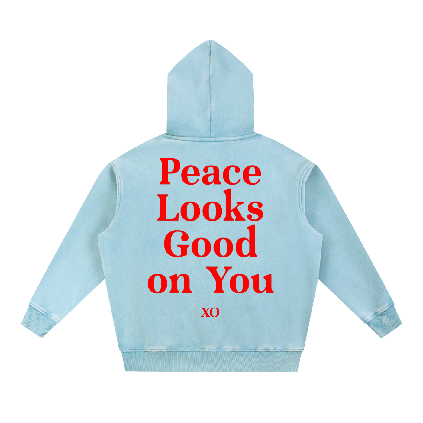Snow Wash Fleece Oversize Hoodie(Red Label Edition)