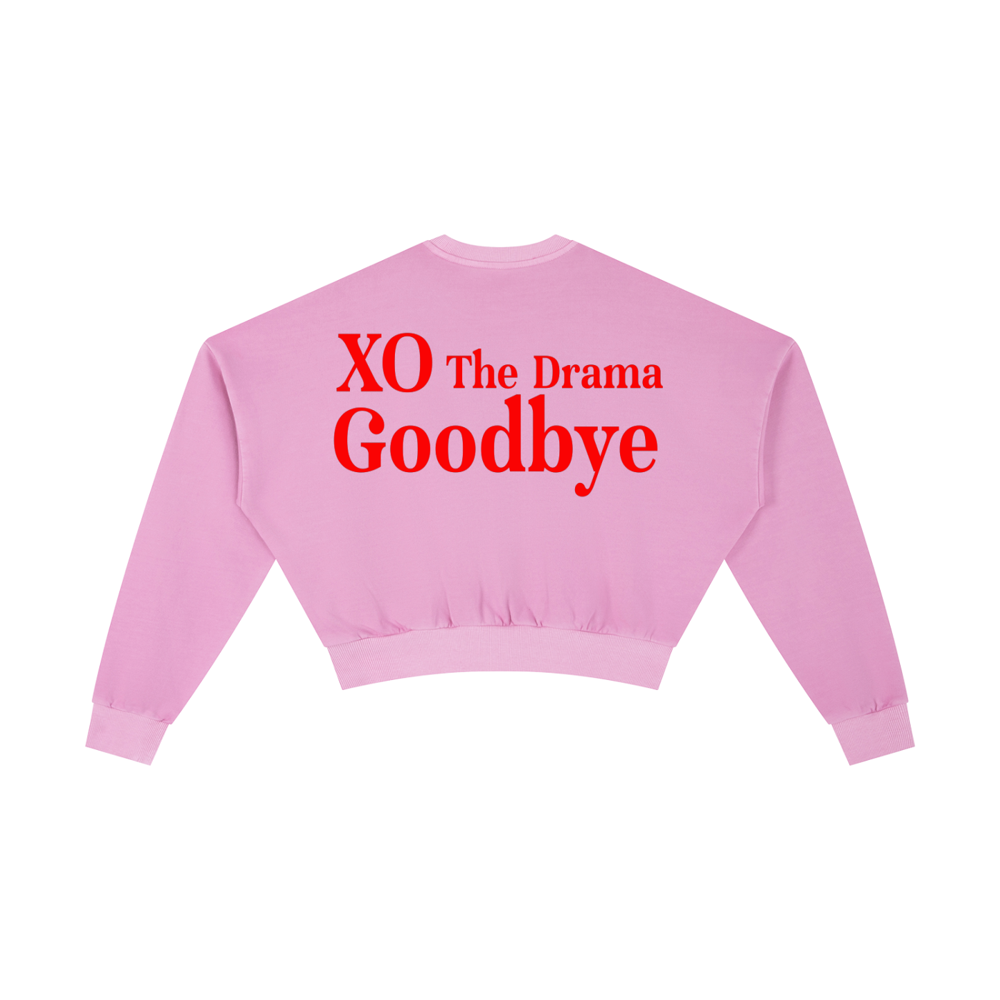 Vintage Washed Cropped Sweatshirt(Red Label Edition)