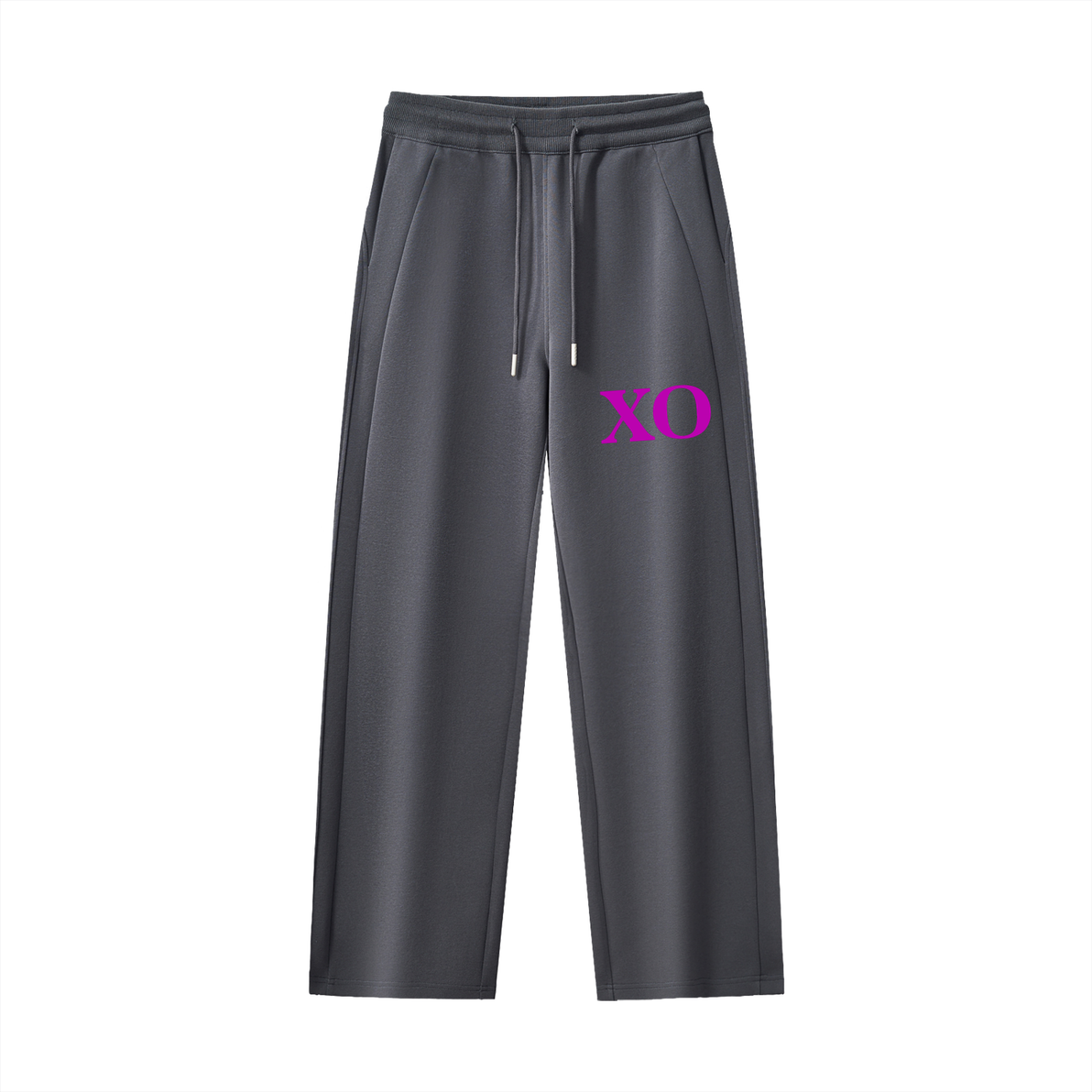 XO Essential Drawstring Straight-Leg Sweatpants(Pink Label Edition)