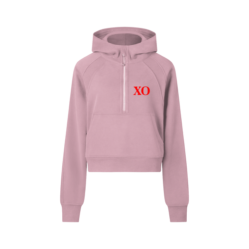 Cropped Half-Zip Hoodie(Red Label Edition)