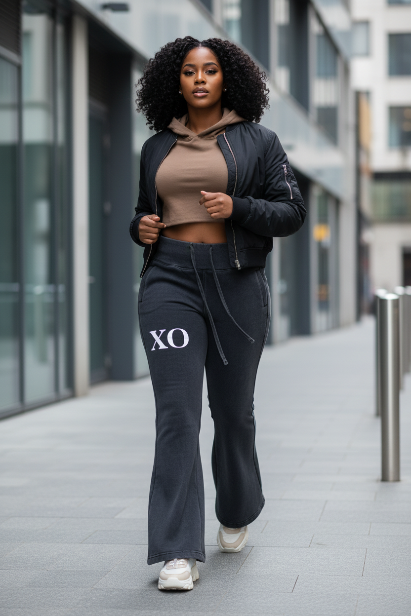 Flared Pants Movement Shot